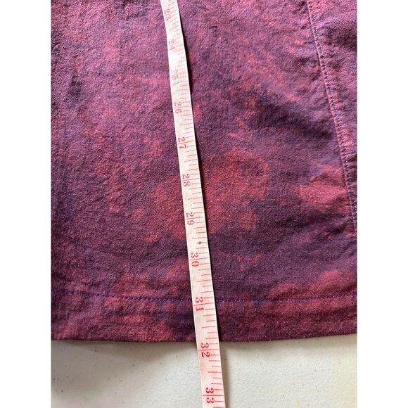 Handmade Hemp Organic Cotton Dress Knee LengthEmbroidered Boho Lagenlook Woodsy - Picture 12 of 16